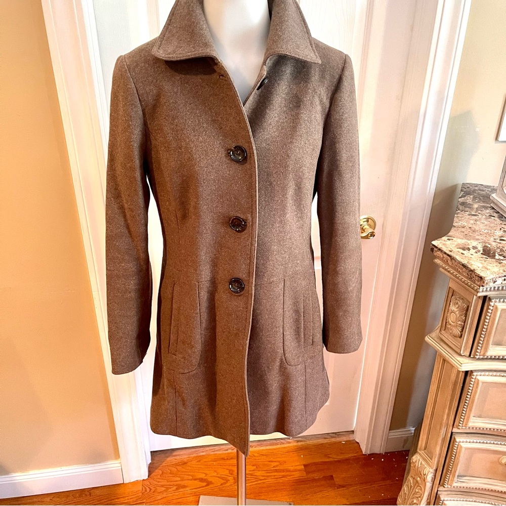 Banana Republic Brown Wool Coat